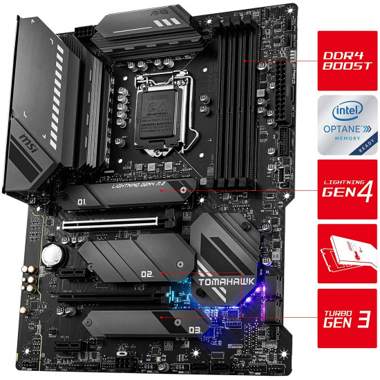 اللوحه الأم : MSI MB MAG Z590 TOMAHAWK WIFI اللوحه الأم : MSI MB MAG Z590 TOMAHAWK WIFI