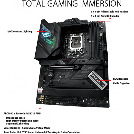 اللوحه الأم : ROG STRIX MB Z690-F اللوحه الأم : ROG STRIX MB Z690-F