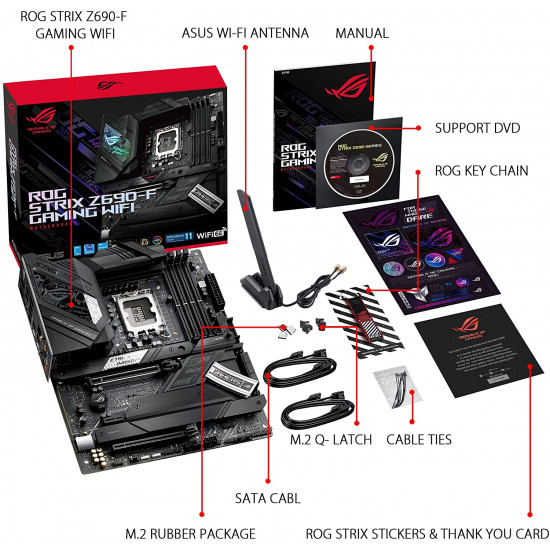 اللوحه الأم : ROG STRIX MB Z690-F اللوحه الأم : ROG STRIX MB Z690-F