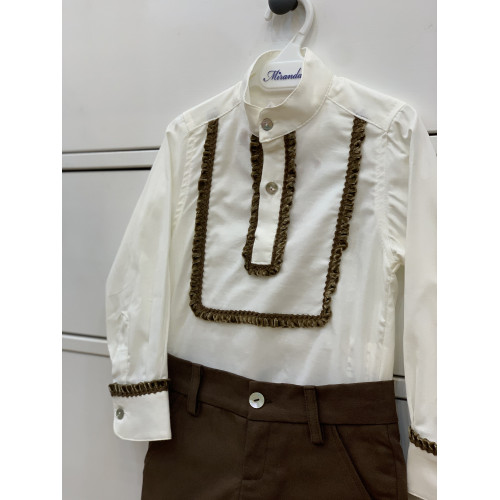 12166 بدلة ولادي أنيقة قميص وشورت 12166 بدلة ولادي أنيقة قميص وشورت