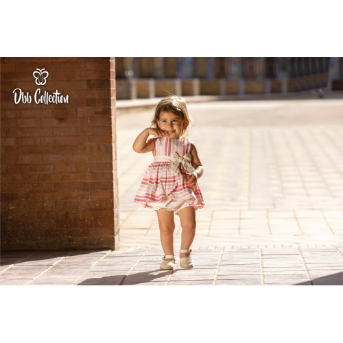 13004 طقم بناتي من قطعتين فستان وكلوت 13004 طقم بناتي من قطعتين فستان وكلوت