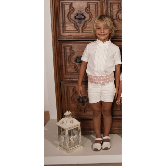 13056 بدلة ولادي بحزام وردي