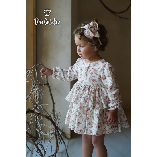 17102 فستان اسباني طبقات بورد الجوري 17102 فستان اسباني طبقات بورد الجوري