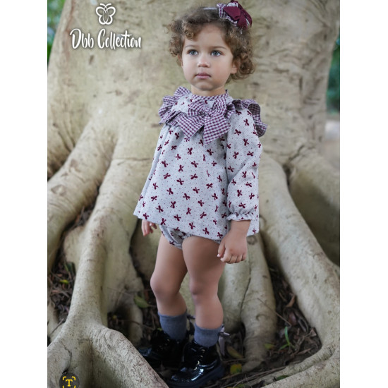 17304 طقم بناتي فستان وكلوت 17304 طقم بناتي فستان وكلوت