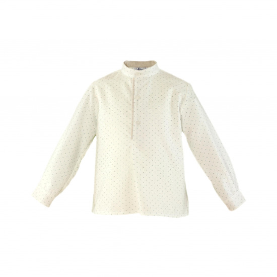 3402382 بدلة ولادي قميص منقط وشورت بيج 3402382 بدلة ولادي قميص منقط وشورت بيج