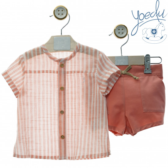 0251 طقم ولادي قميص وشورت