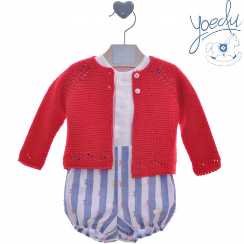 1204 طقم قميص و سويتر وشورت