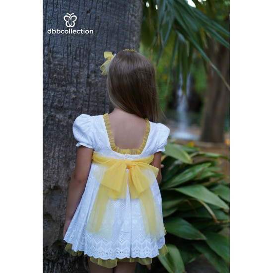 17602 فستان اسباني أصفر 17602 فستان اسباني أصفر