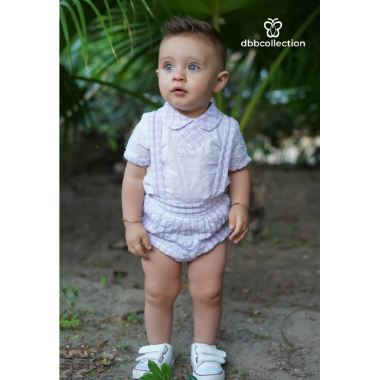 19205 بدلة ولادي قميص وشيال بنفسجي 19205 بدلة ولادي قميص وشيال بنفسجي