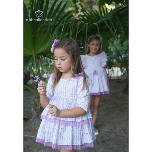 19215  فستان اسباني بنفسجي