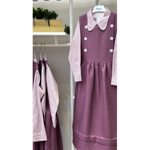 مريول مدرسي بنفسجي من قطعتين 144631 مريول مدرسي بنفسجي من قطعتين 144631