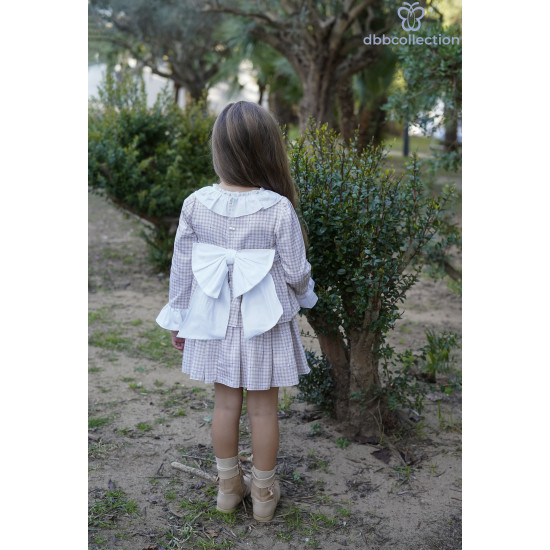 فستان اسباني بيج 20602 فستان اسباني بيج 20602