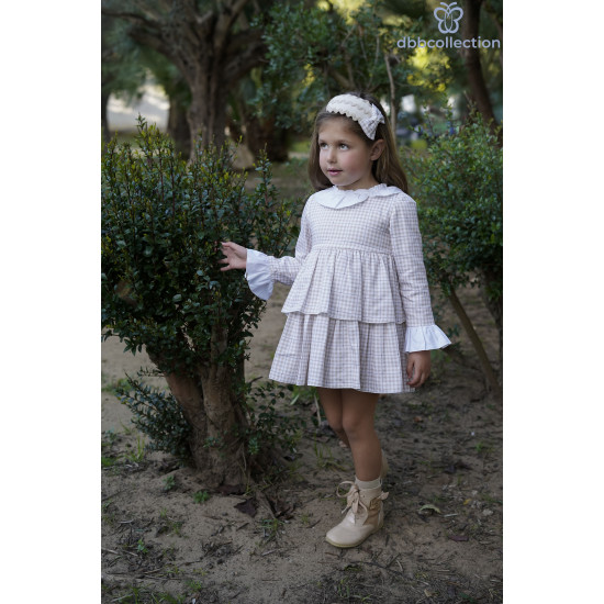 فستان اسباني بيج 20602 فستان اسباني بيج 20602