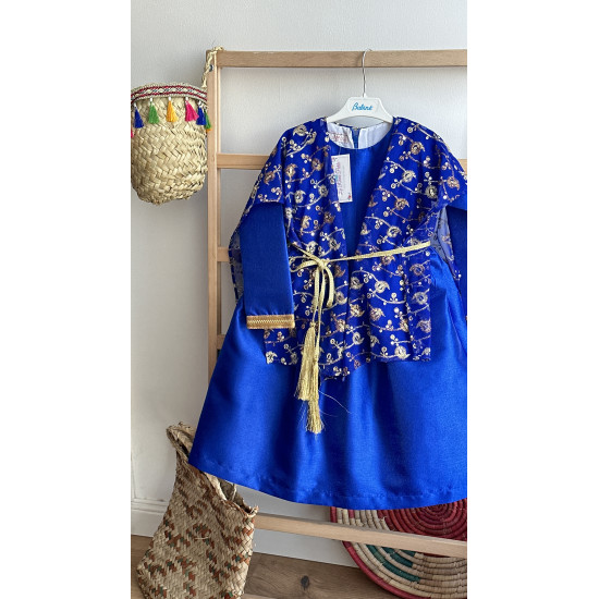 240042 فستان شعبي أزرق 240042 فستان شعبي أزرق