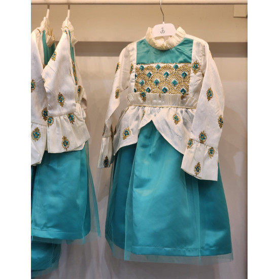 240168 فستان للمناسبات فيروزي 