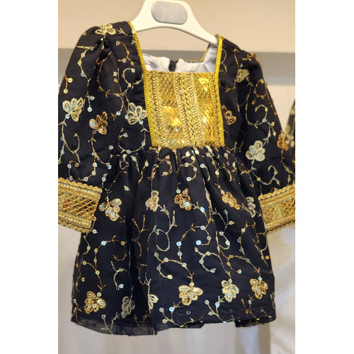 240041 فستان شعبي أسود 240041 فستان شعبي أسود