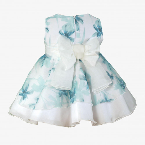 370148V  فستان مناسبات مزين بوردة