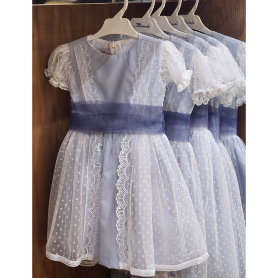 240370 فستان أزرق تول للمناسبات 240370 فستان أزرق تول للمناسبات