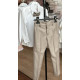 بدلة ولادي بنطلون بني من ٣ قطع240387 بدلة ولادي بنطلون بني من ٣ قطع240387