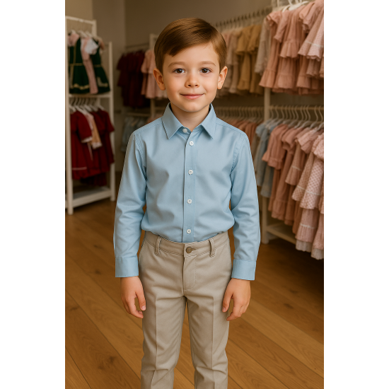 بدلة ولادي قميص وبنطلون240398 بدلة ولادي قميص وبنطلون240398