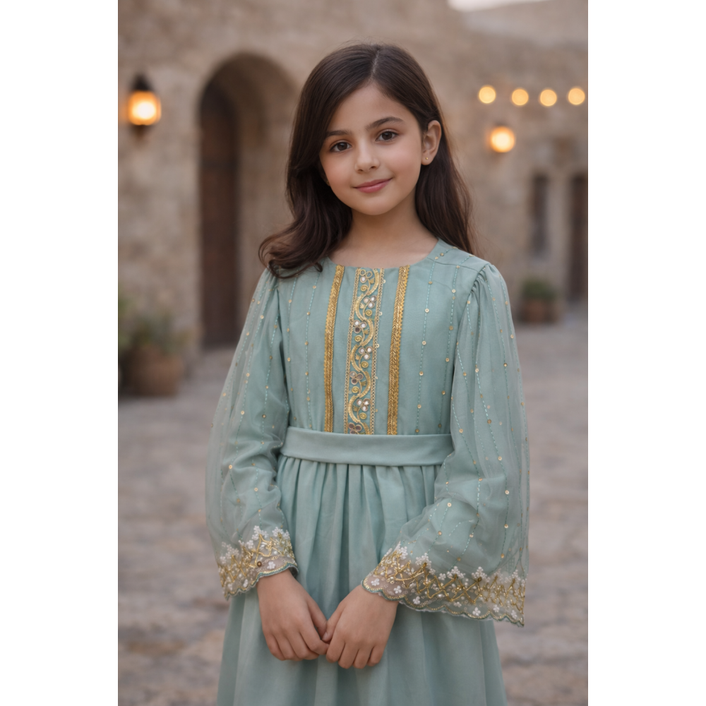 جلابية شعبية تيفاني للسن المحير والمحجبات 240634