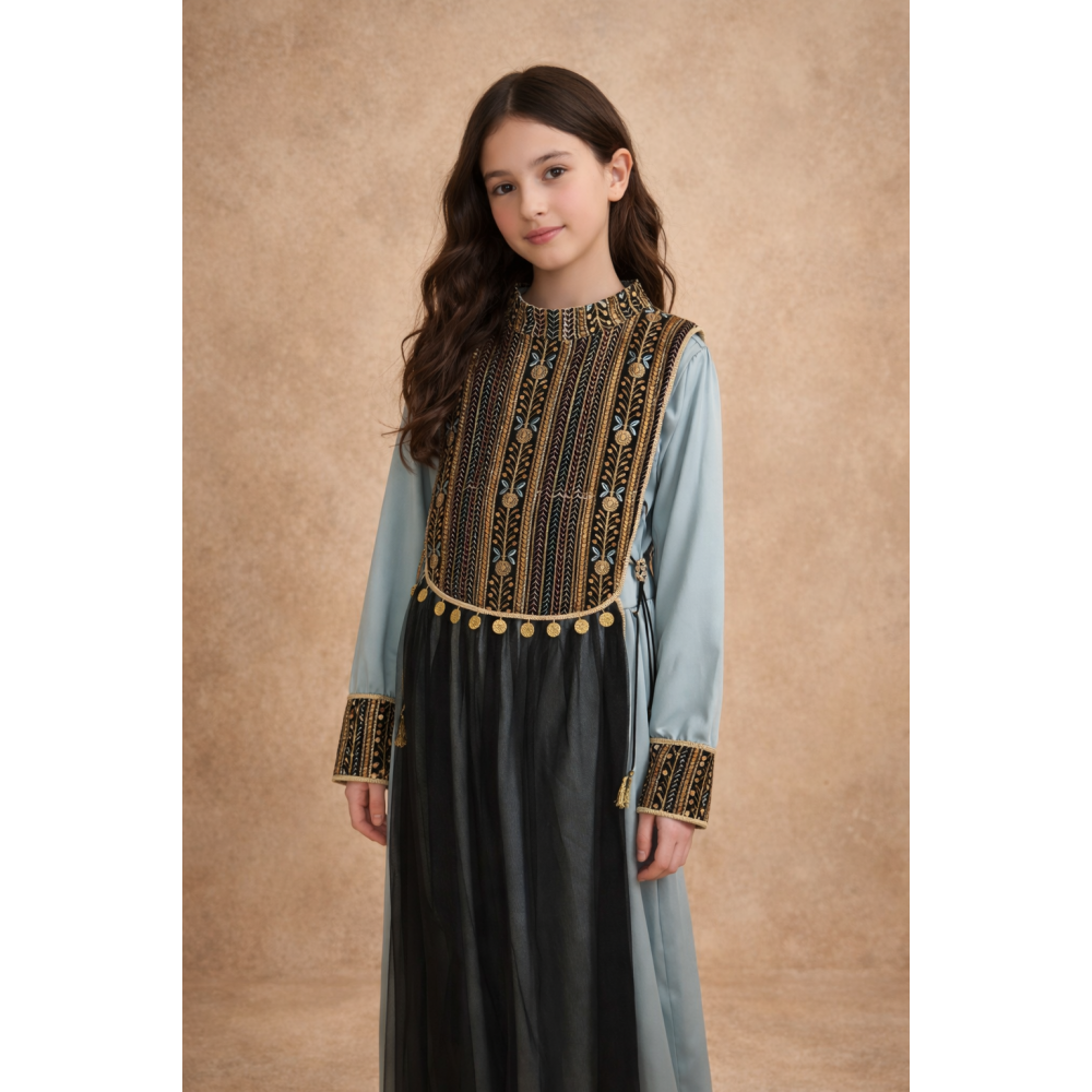 جلابية شعبية من قطعتين للسن المحير والمحجبات 240635