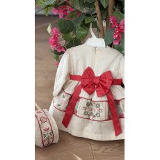 فستان بناتي مع قبعة – تصميم تراثي ناعم 240656