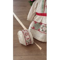 فستان بناتي مع قبعة – تصميم تراثي ناعم 240656