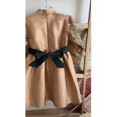 فستان شعبي بيج مع حزام 240480