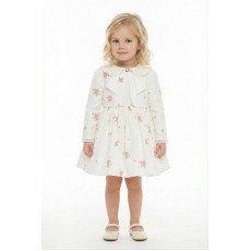 طقم فستان وجاكيت مطبوع عليه زهور باللون البيج الفاتح للبنات الصغيرات، 36353 طقم فستان وجاكيت مطبوع عليه زهور باللون البيج الفاتح للبنات الصغيرات، 36353