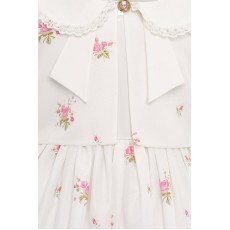 طقم فستان وجاكيت مطبوع عليه زهور باللون البيج الفاتح للبنات الصغيرات، 36353 طقم فستان وجاكيت مطبوع عليه زهور باللون البيج الفاتح للبنات الصغيرات، 36353