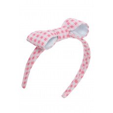 فستان أزرق مزهر للبنات مع  طوق شعر 36223