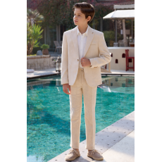 بدلة أولاد كلاسيك لون  بيج أنيقة  20240