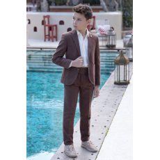 بدلة أولاد كلاسيك لون  بني /قهوة 20210
