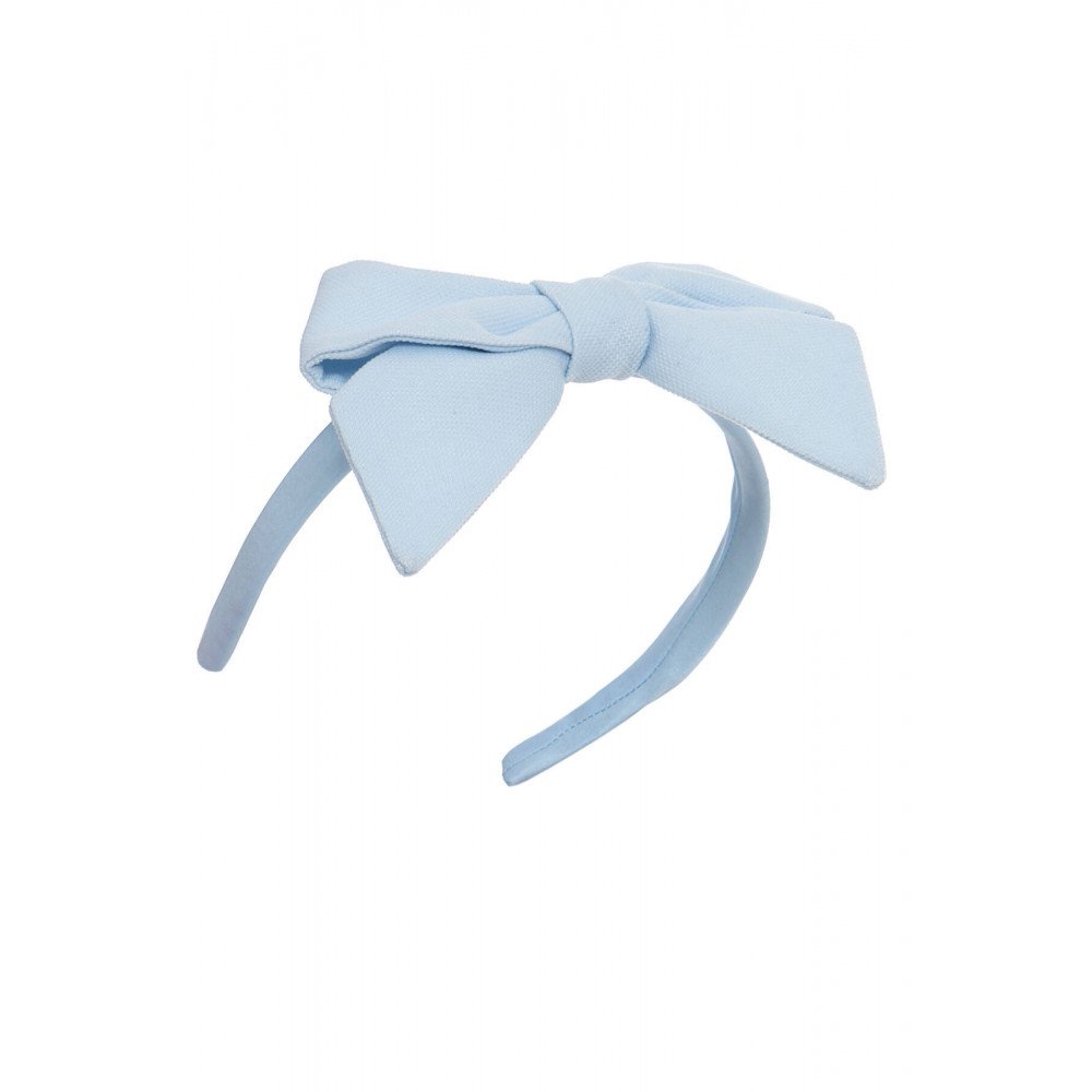 فستان - أزرق - مطبوع عليه فيونكات مع طوق شعر 36192