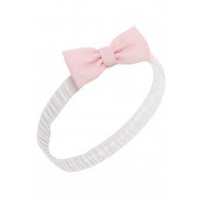 فستان كلاسيكي - وردي - بتفاصيل ناعمة مع اكسسوار شعر 36371