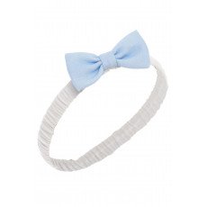 فستان كلاسيكي - سماوي - بتفاصيل ناعمة مع اكسسوار شعر 36371