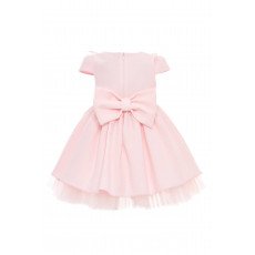 فستان - وردي - بتطريز زهور مع اكسسوار شعر 36122