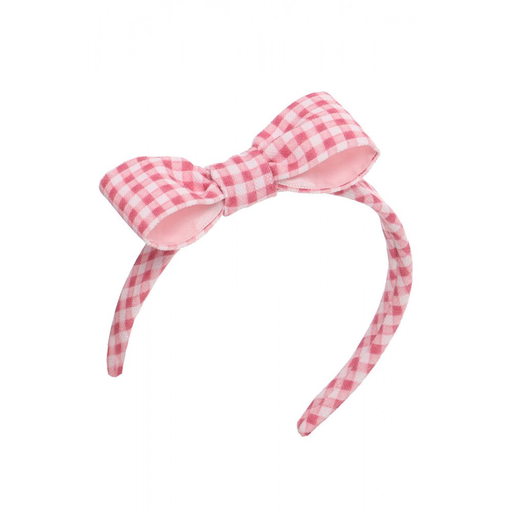 فستان - وردي - مزهر للبنات مع  طوق شعر 36223