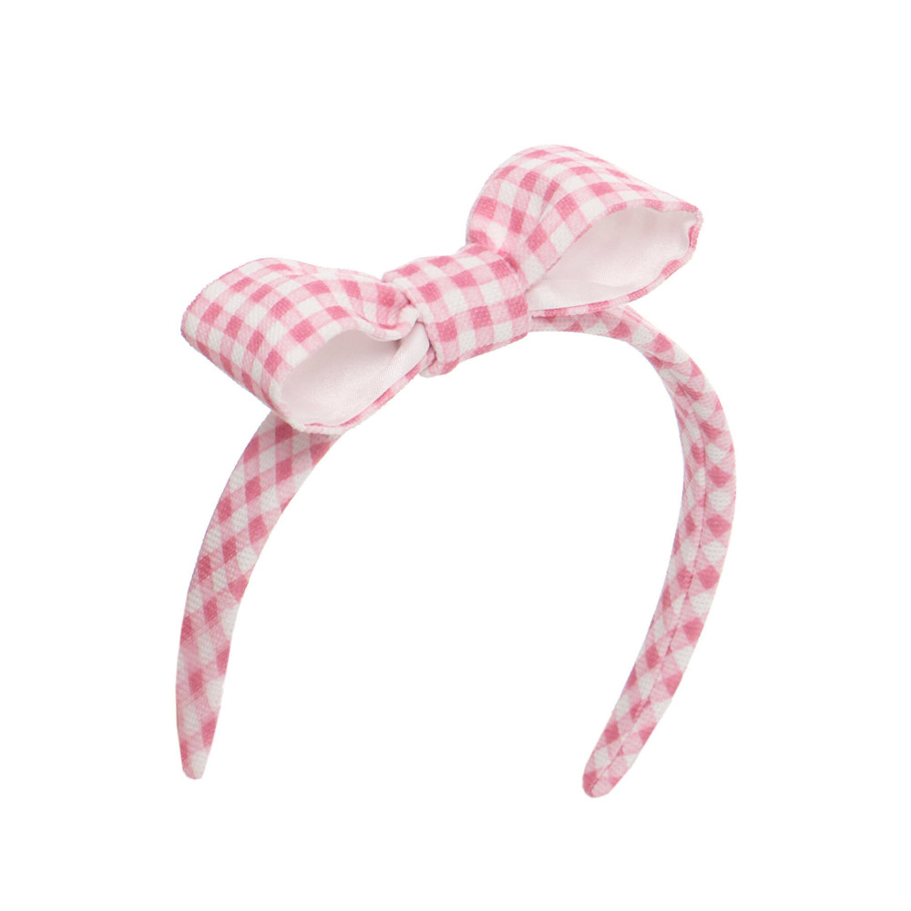 فستان - أبيض - مزهر للبنات مع  طوق شعر 36223