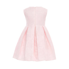 فستان بناتي جاكار مع جاكيت بورود قماشية 36342