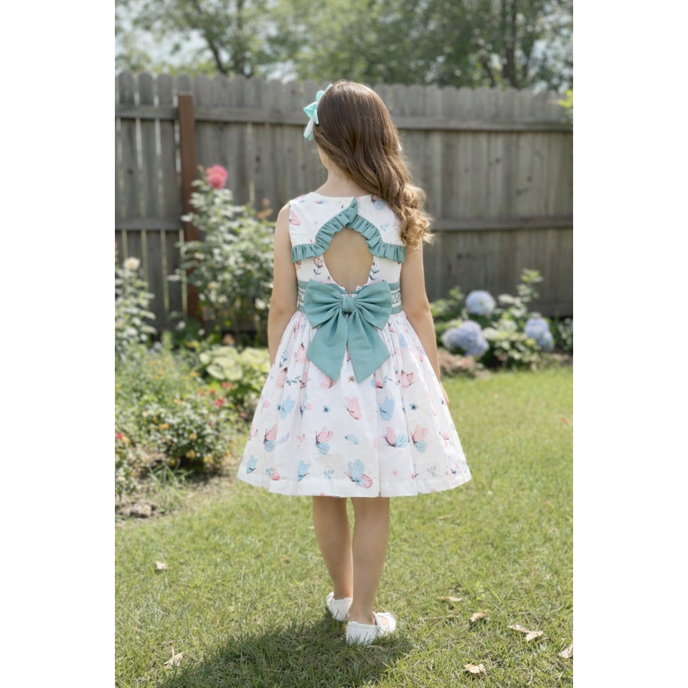 فستان "أناقة الفراشات"  إطلالة  ناعمة 202610