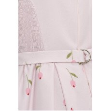 طقم فستان - وردي - بنقشة زهور مع جاكيت لبنات السن المحير 36299