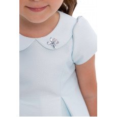 فستان - أزرق - مع اكسسوار شعر 36169