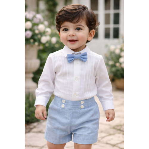 طقم ولادي ازرق كلاسيكي 26014