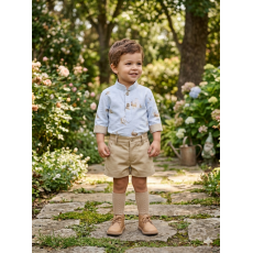 طقم "كلاسيك جاردن" للأطفال – قميص بنقوش ريفية وشورت بيج راقي202619  