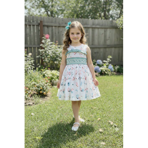 فستان "أناقة الفراشات"  إطلالة  ناعمة 202610