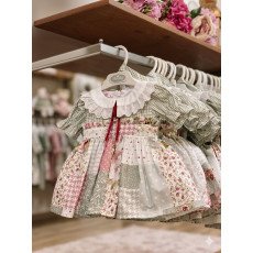 طقم بناتي  فستان الريف بنقشات متعددة  202623