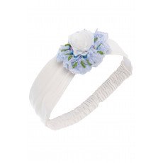 فستان بناتي - أزرق - تطريز يدوي مع اكسسوار شعر 36323 فستان بناتي - أزرق - تطريز يدوي مع اكسسوار شعر 36323