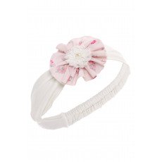 فستان بناتي مزهر - وردي - بأكمام منفوخة مع اكسسوار شعر 36357 فستان بناتي مزهر - وردي - بأكمام منفوخة مع اكسسوار شعر 36357